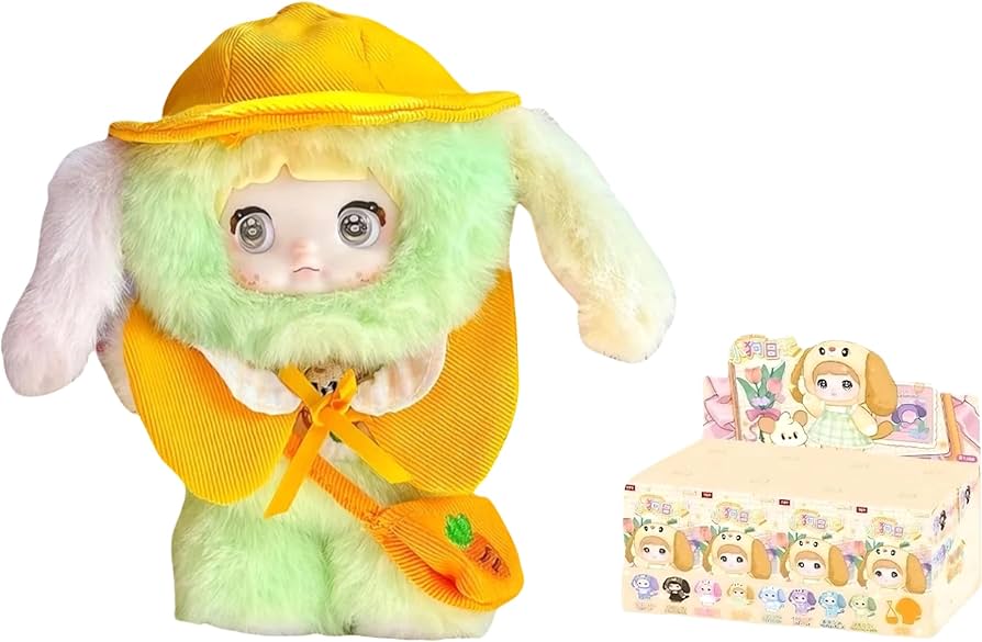 ウサギ耳付き緑色着せ替え人形nommi シークレット子犬日記pupy diary ウサギ耳付き緑色着せ替え人形nommi シークレット子犬日記pupy